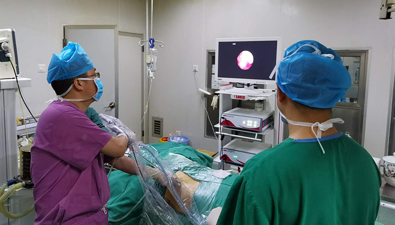 What endoscopic equipment is needed for cystoscopy surgery