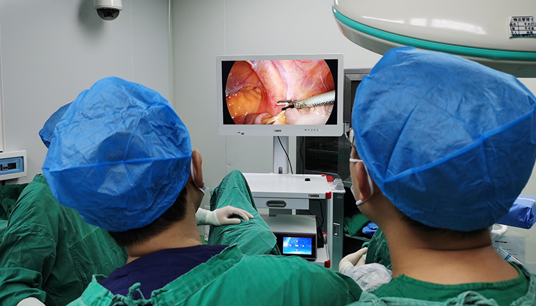 How to carry out pancreatoduodenectomy under laparoscope