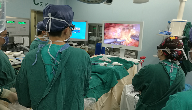 Laparoscopic choledocholithiasis surgery